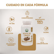 Aceite De Linaza 60 Cápsulas 1000 Mg