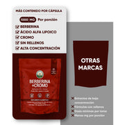 Berberina + Cromo 120 cápsulas