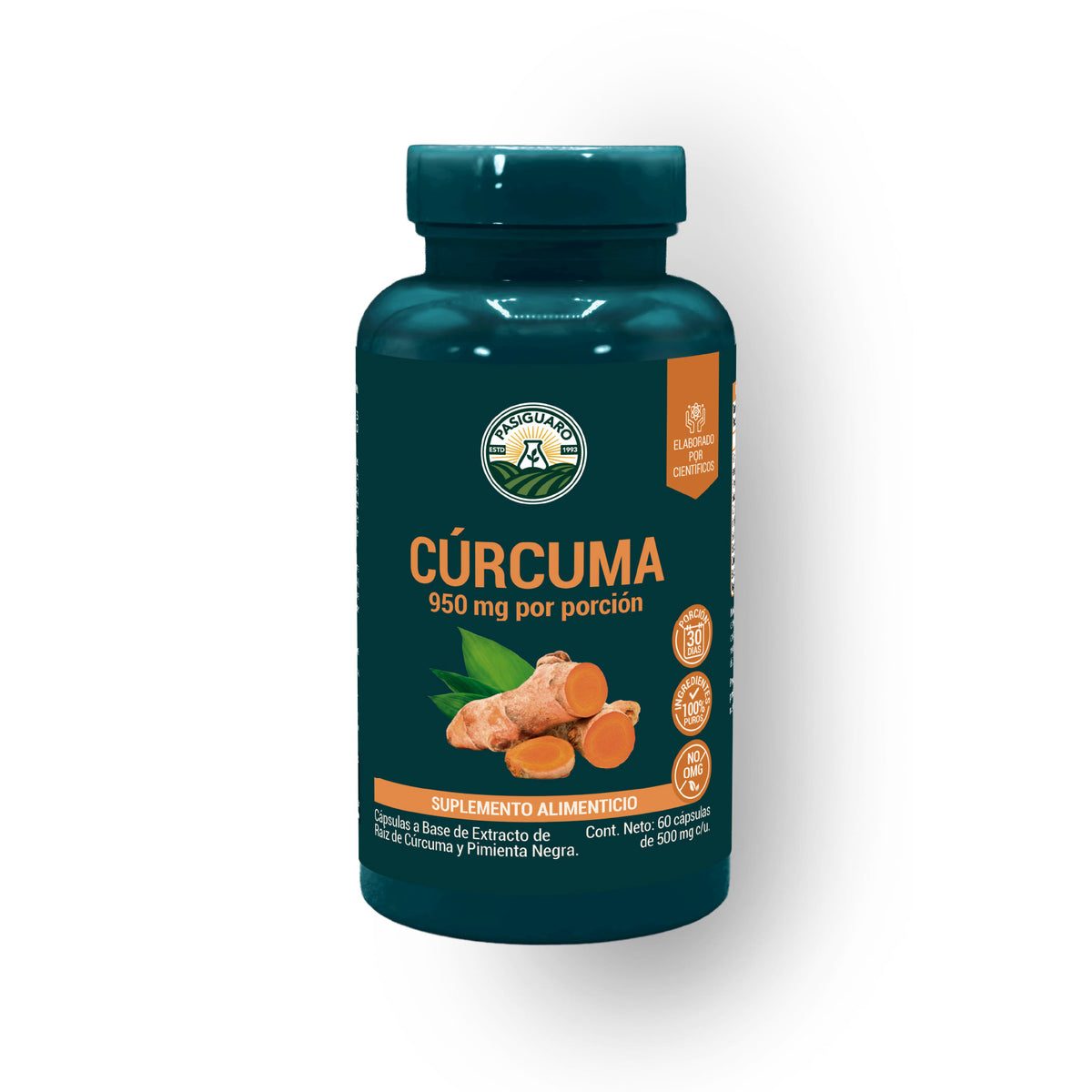 Cúrcuma 60 Cápsulas 500 mg