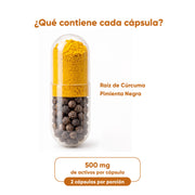 Cúrcuma 60 Cápsulas 500 mg