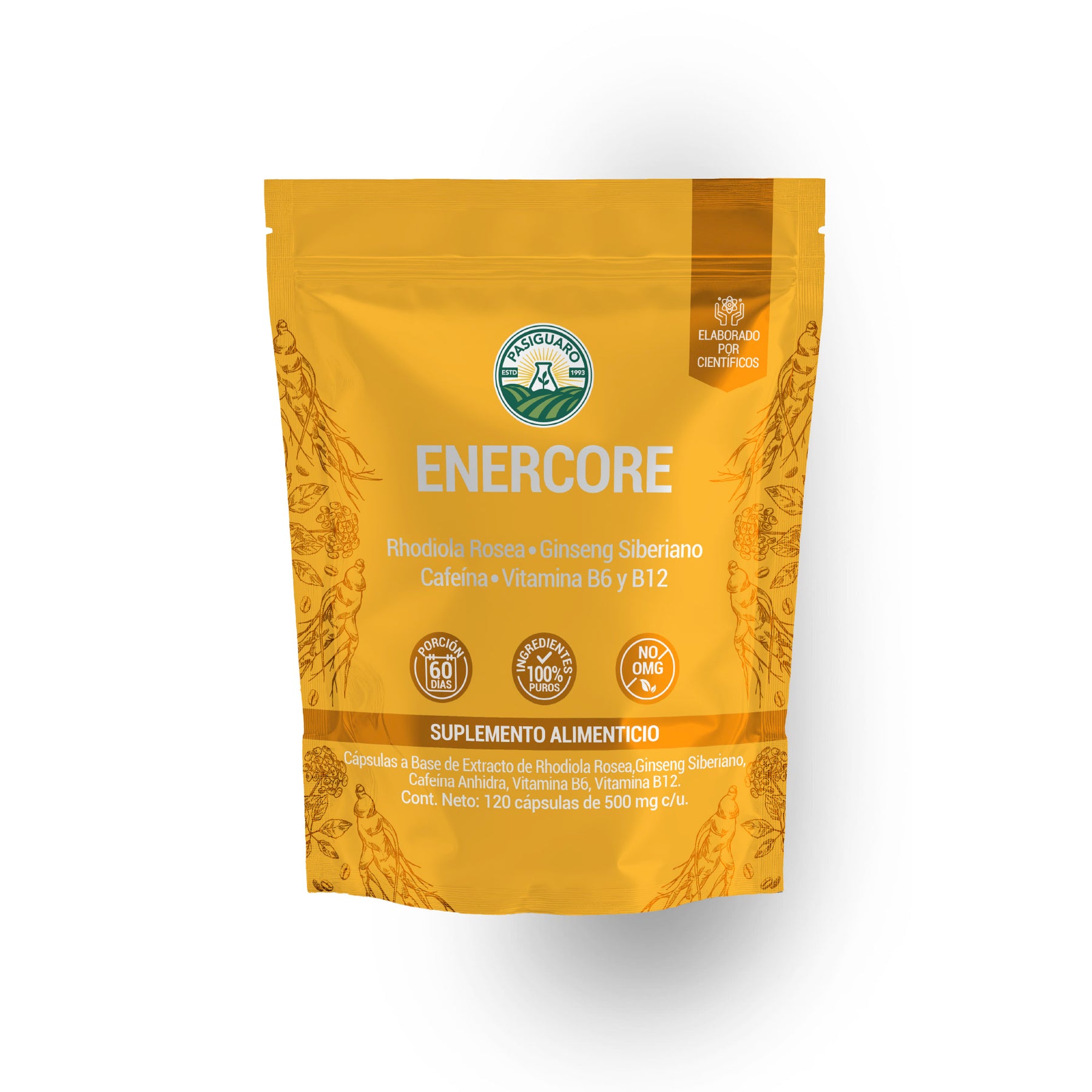 Enercore 120 cápsulas 500 mg