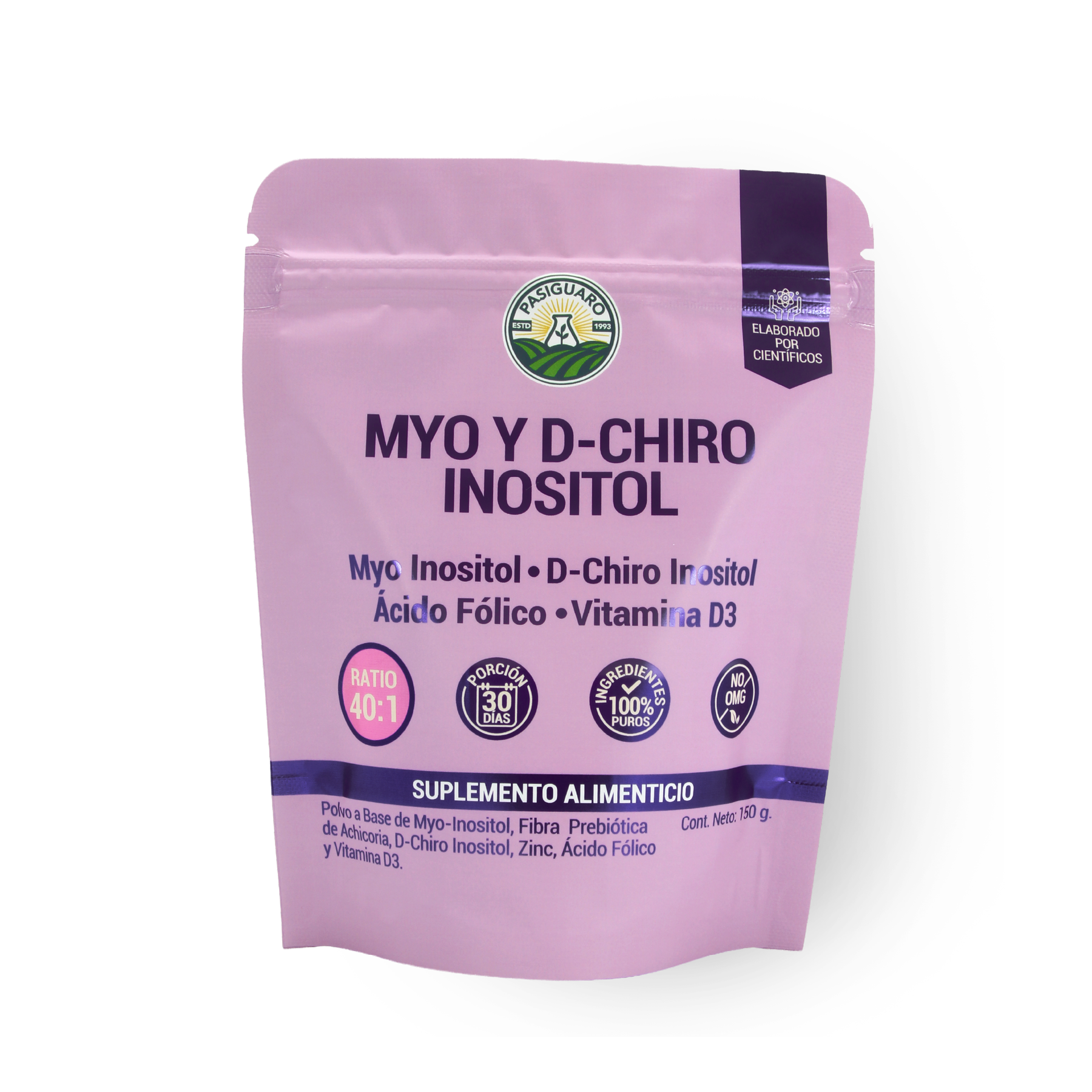 Myo y D-Chiro Inositol Bolsa de 150g