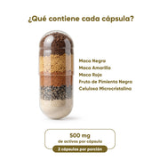 Maca Blend 120 cápsulas 500 mg