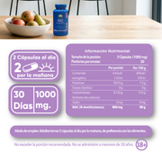 NAC N-Acetilcisteína 60 Cápsulas 500 mg