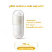 Óxido Nítrico 80 cápsulas 700 mg