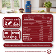 Resveratrol 60 tabletas 600mg c/u