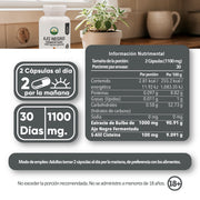 Ajo Negro Fermentado 60 Cápsulas 550 Mg