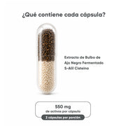 Ajo Negro Fermentado 60 Cápsulas 550 Mg