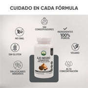 Ajo Negro Fermentado 60 Cápsulas 550 Mg
