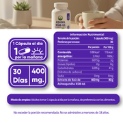 Ashwagandha Ksm-66 30 Cápsulas 500 Mg