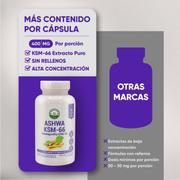 Ashwagandha Ksm-66 30 Cápsulas 500 Mg
