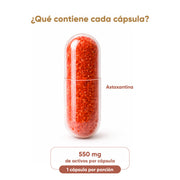 Astaxantina 30 Cápsulas 550 mg