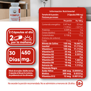 B Complex 60 Cápsulas 450 Mg