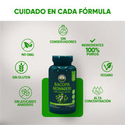 Bacopa Monnieri 60 Cápsulas 450 Mg