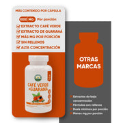 Café Verde + Guaraná 60 Cápsulas 500 Mg