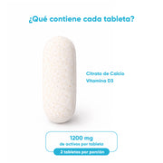 Calcio + D3 60 Tabletas 1200 Mg