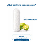 Citrato De Magnesio 60 Cápsulas 650 Mg