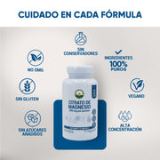 Citrato De Magnesio 60 Cápsulas 650 Mg