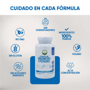 Citrato De Magnesio + Potasio 60 Cápsulas 500 Mg