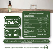 Clorofila en gotas sabor menta de 50ml
