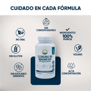 Cloruro De Magnesio 60 Cápsulas 500 Mg