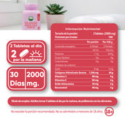 Colágeno Hidrolizado Complex 60 Tabletas 1000 Mg