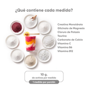 Creatina con Electrolitos sabor Limonada Rosa 300g