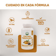 Cúrcuma + Pimienta Negra 30 Cápsulas 500 Mg