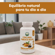 Cúrcuma + Pimienta Negra 30 Cápsulas 500 Mg