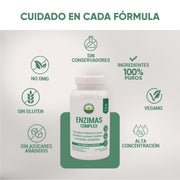 Enzimas Digestivas Complex 30 Tabletas 600 Mg