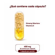 Ginseng Siberiano Complex  30 Cápsulas 450 Mg