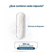 Glicinato De Magnesio 60 Tabletas 500 Mg
