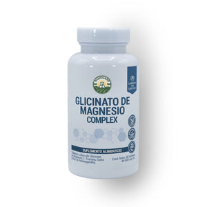 Glicinato De Magnesio Complex 60 Tabletas 500 Mg