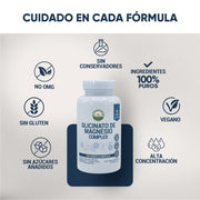 Glicinato De Magnesio Complex 60 Tabletas 500 Mg
