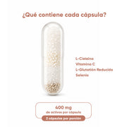 Glutatión Complex  60 Cápsulas 400 mg