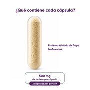 Isoflavonas de soya 60 capsulas de 500mg