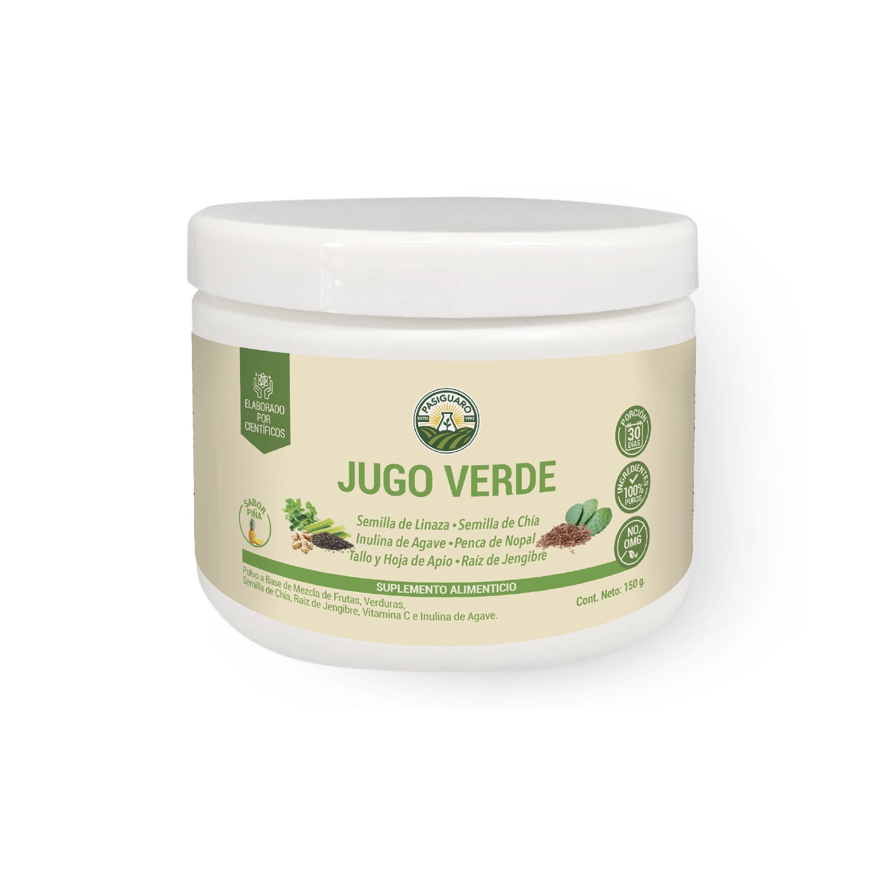 Jugo Verde sabor piña 150g
