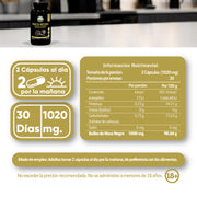 Maca Negra 60 cápsulas 510 mg