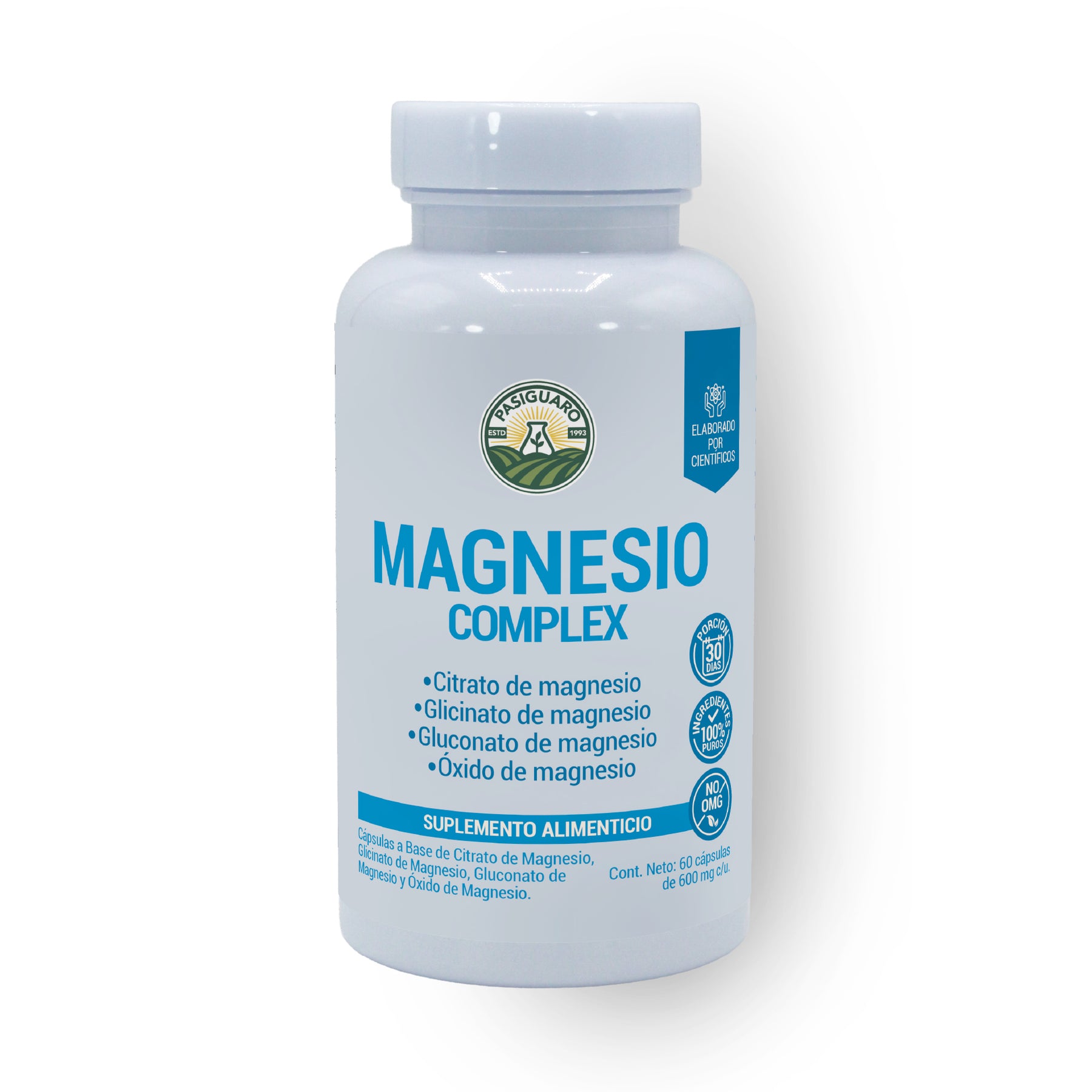 Magnesio Complex 60 Tabletas 600 Mg