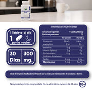 Melatonina 5mg 30 tabletas de 300mg