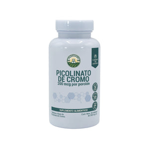 Picolinato de Cromo 30 tabletas de 300mg