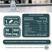 Picolinato de Cromo 30 tabletas de 300mg
