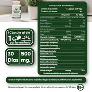Probióticos  30 Cápsulas 500 Mg