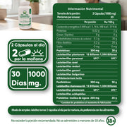 Pre + Pro + Postbióticos  60 Cápsulas 500 Mg
