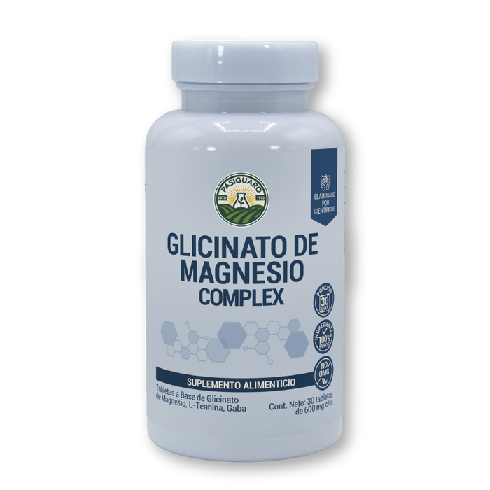 Glicinato De Magnesio Complex 60 Tabletas 500 Mg