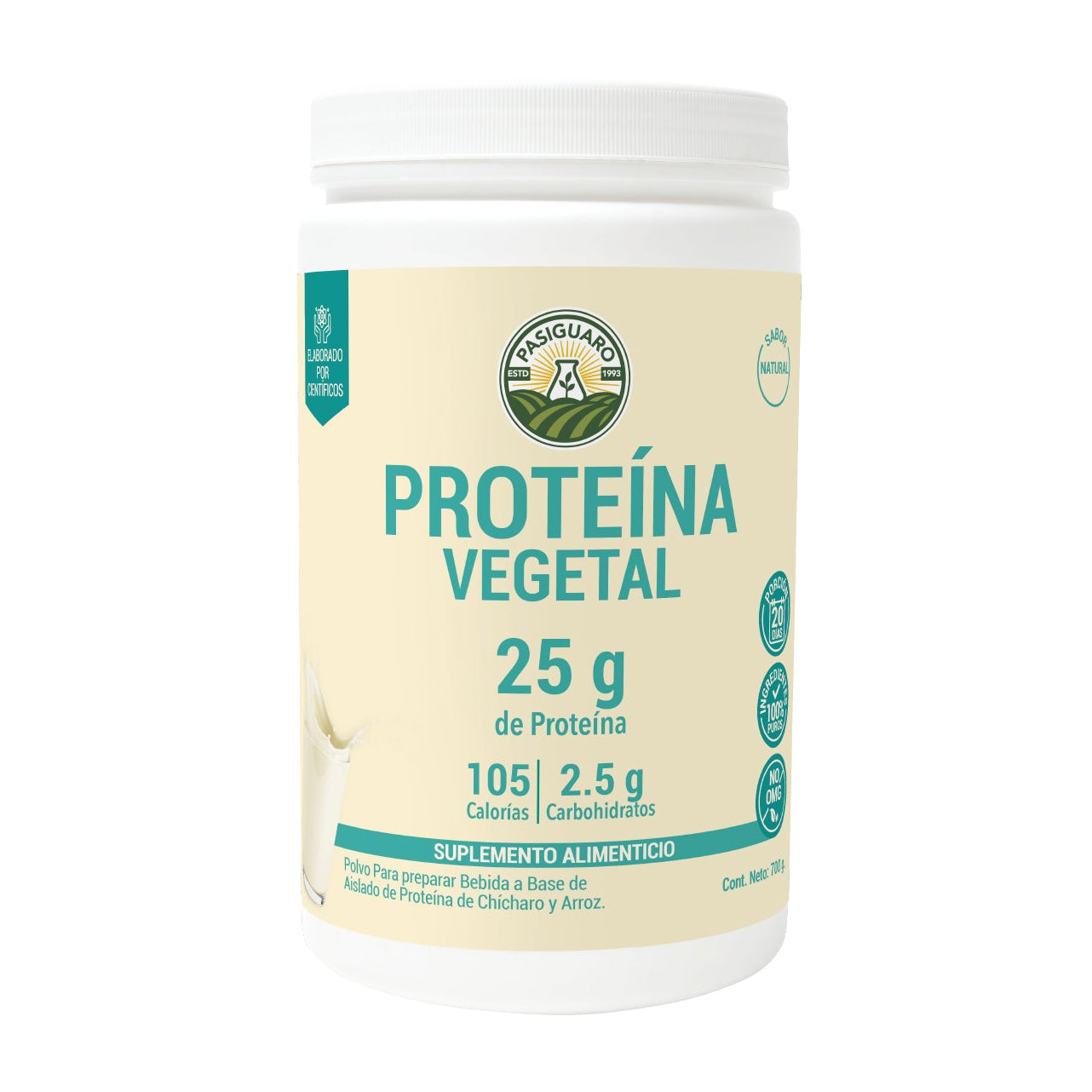 Proteína Vegetal Sin Sabor 700g