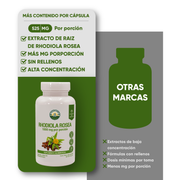 Rhodiola Rosea  60 Cápsulas 525 Mg