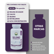 Selenio  100 Tabletas 330 Mg