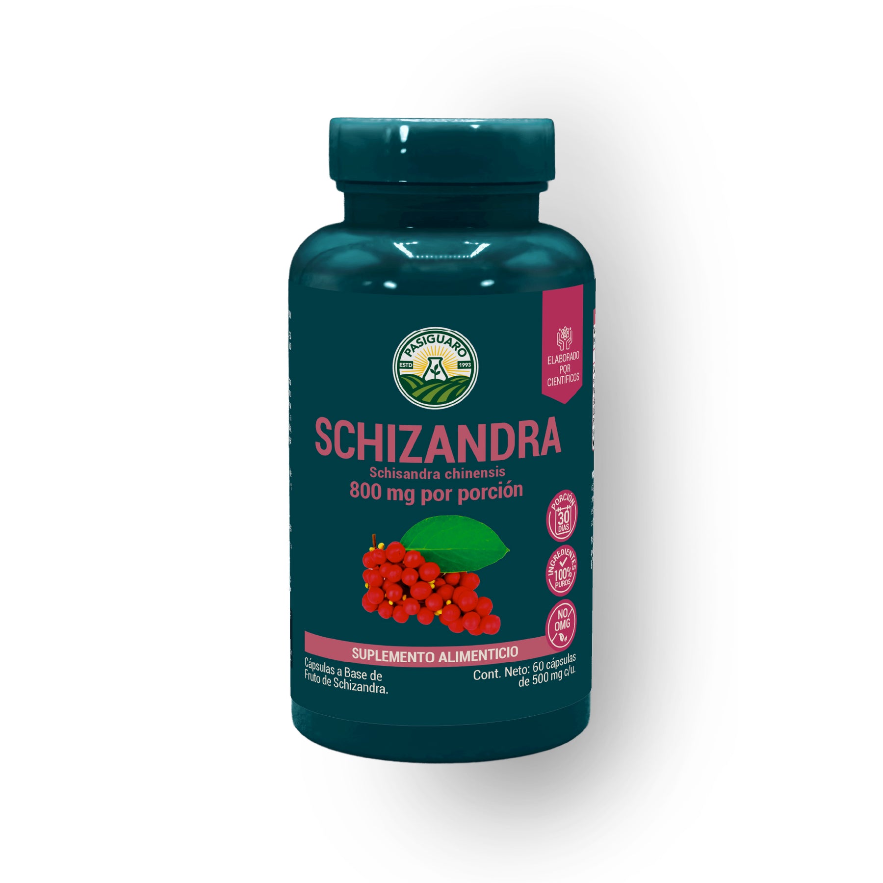 Schizandra 60 Cápsulas 500 mg