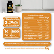 Tongkat Ali Complex  60 Cápsulas 900 Mg